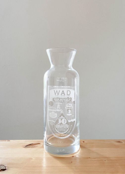 Koop een WAD fles en steun Waterroute Vlieland